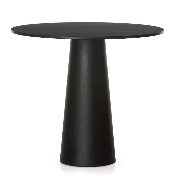 Moooi - Container Table Classic Round, Ø 90 cm, foot 7030 , black Negru - PARIS14A.RO