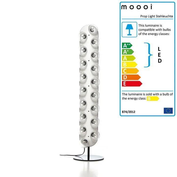 Moooi - Prop light lampa de podea h 107 cm, single - white (ral 9016) Alb - PARIS14A.RO
