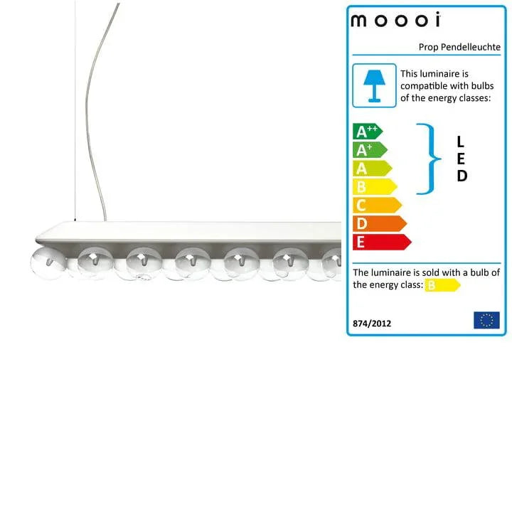 Moooi - Prop light pendant luminaire Alb - PARIS14A.RO