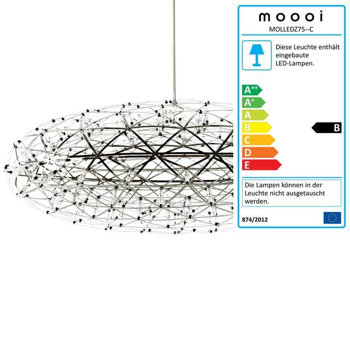 Moooi - Raimond Zafu Suspension Lamp Inox - PARIS14A.RO