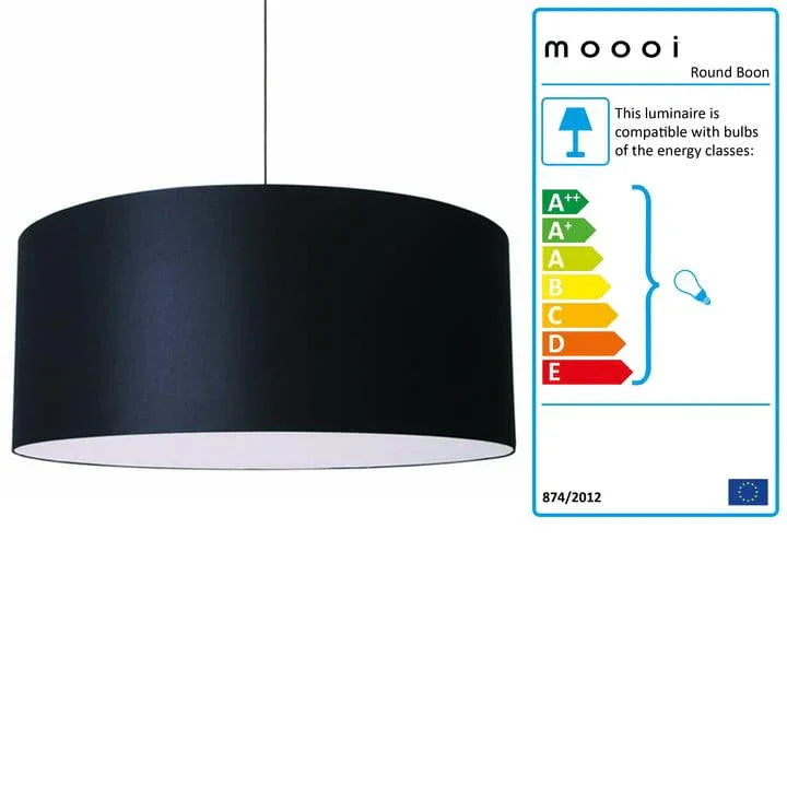 Moooi - Round Boon lampa, black Negru - PARIS14A.RO