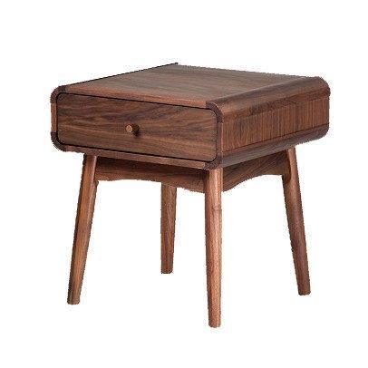 Noptiera din lemn de nuc Bowen Commune - PARIS14A.RO