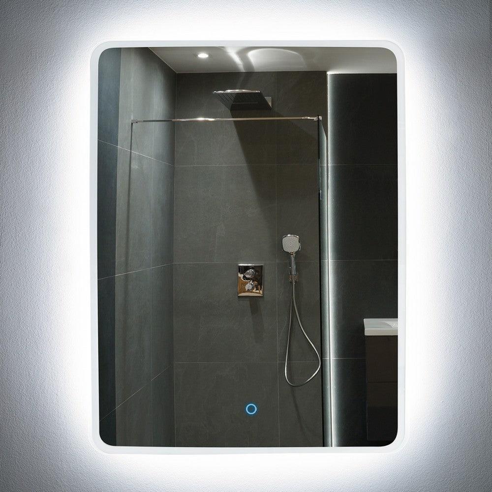 OGLINDA BAIE ILUMINATA DREPTUNGHIULARA 60x80cm IP44 MAXLIGHT W0275 - PARIS14A.RO