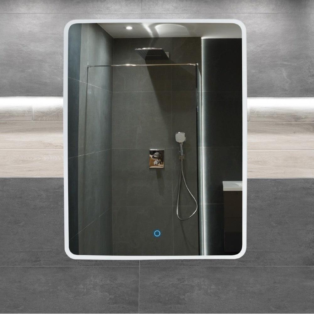 OGLINDA BAIE ILUMINATA DREPTUNGHIULARA 60x80cm IP44 MAXLIGHT W0275 - PARIS14A.RO