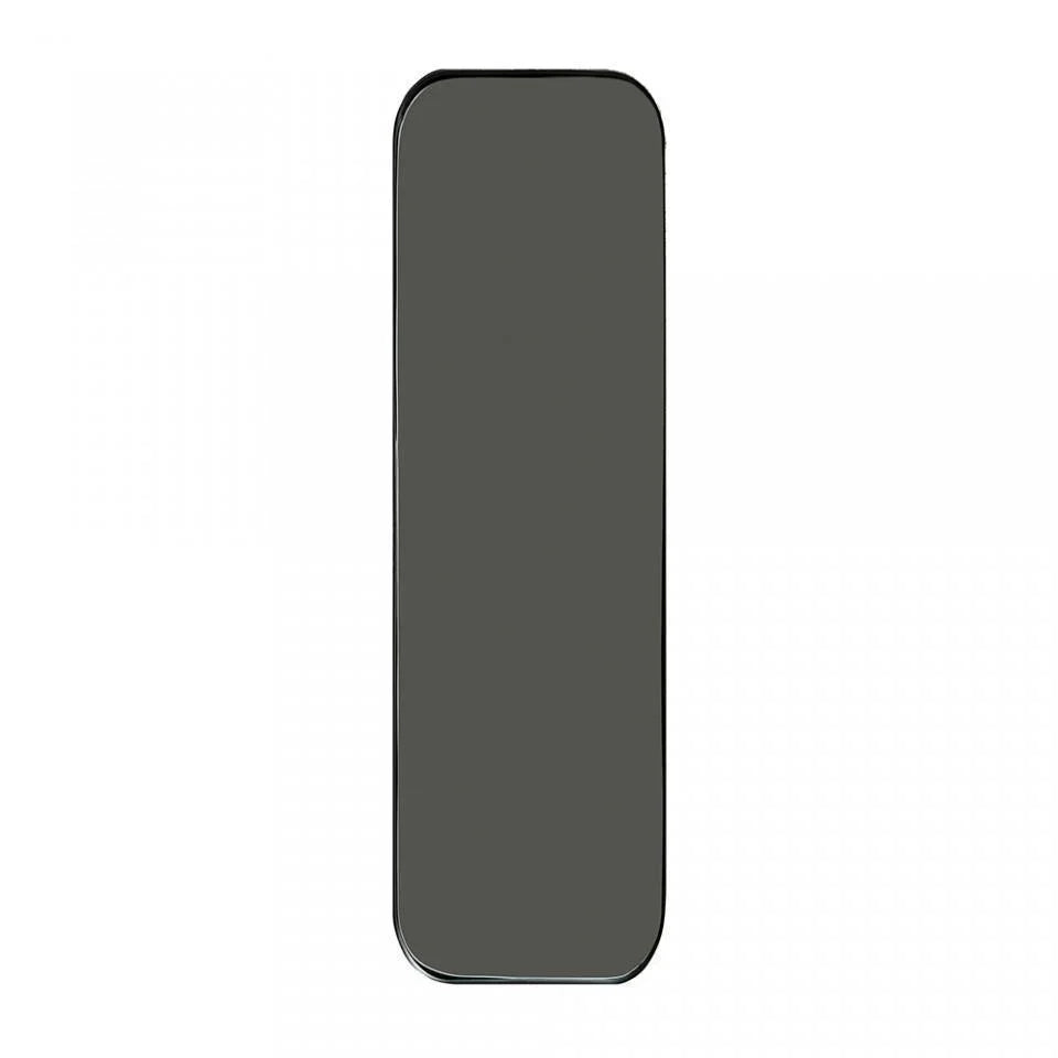 Oglinda dreptunghiulara neagra din metal pentru podea 40x170 cm Doutzen - PARIS14A.RO