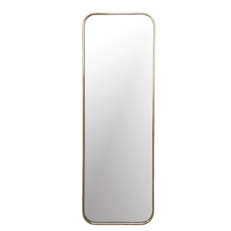 Oglinda ovala din sticla si MDF 60x180 cm Dina Gold Lifestyle Home Collection - PARIS14A.RO