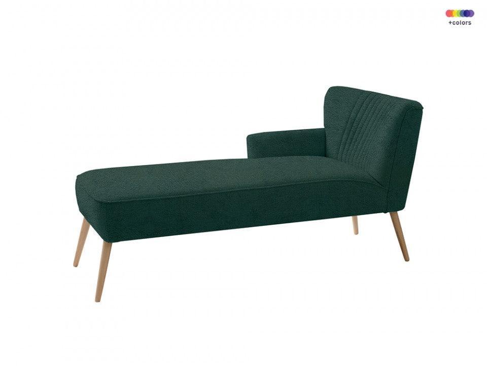 Pat de zi verde din poliester si lemn 152 cm Harry Avocado Custom Form - PARIS14A.RO
