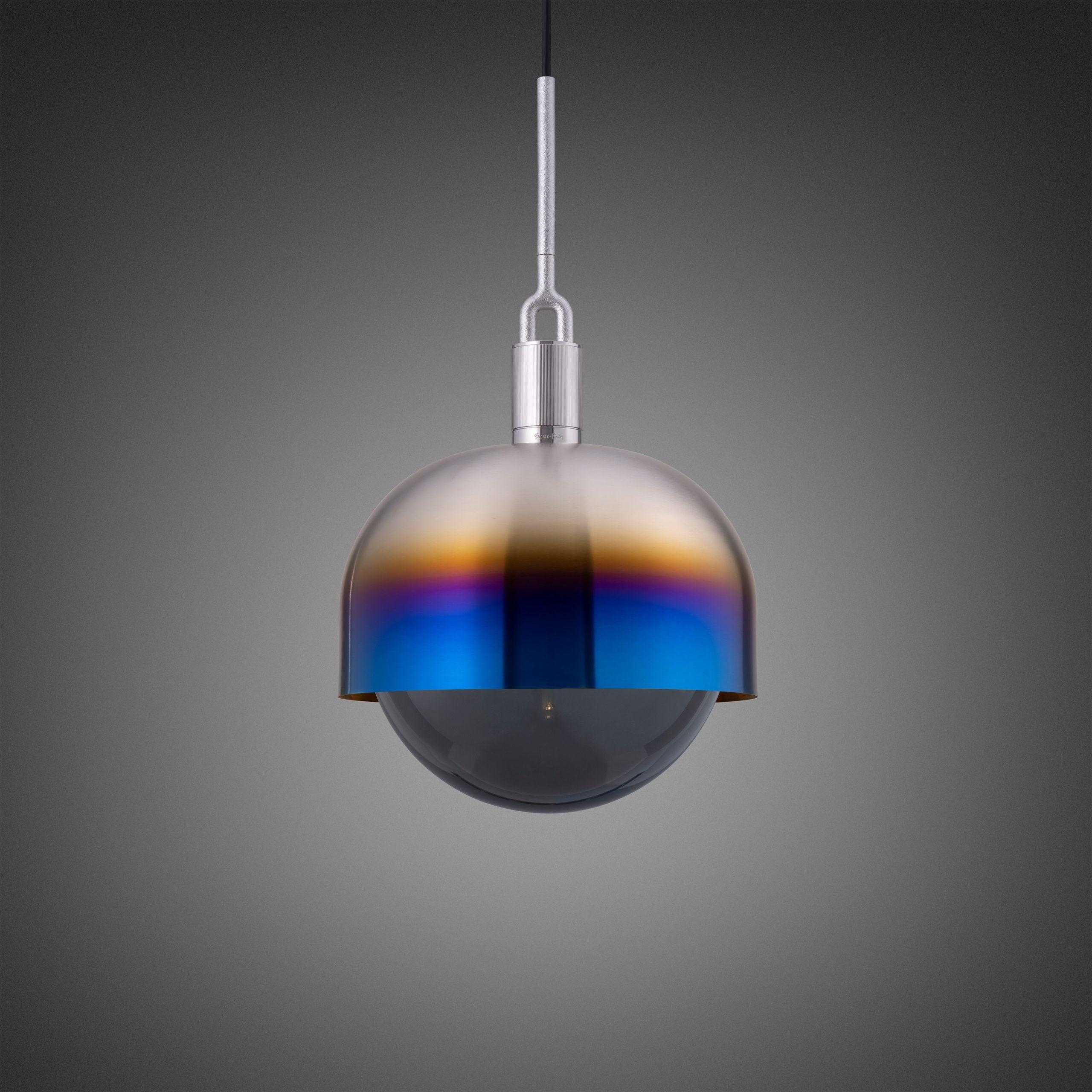 Pendant Forked / Cu abajur / GLOBE / SMOKED / LARGE - Buster & Punch - PARIS14A.RO