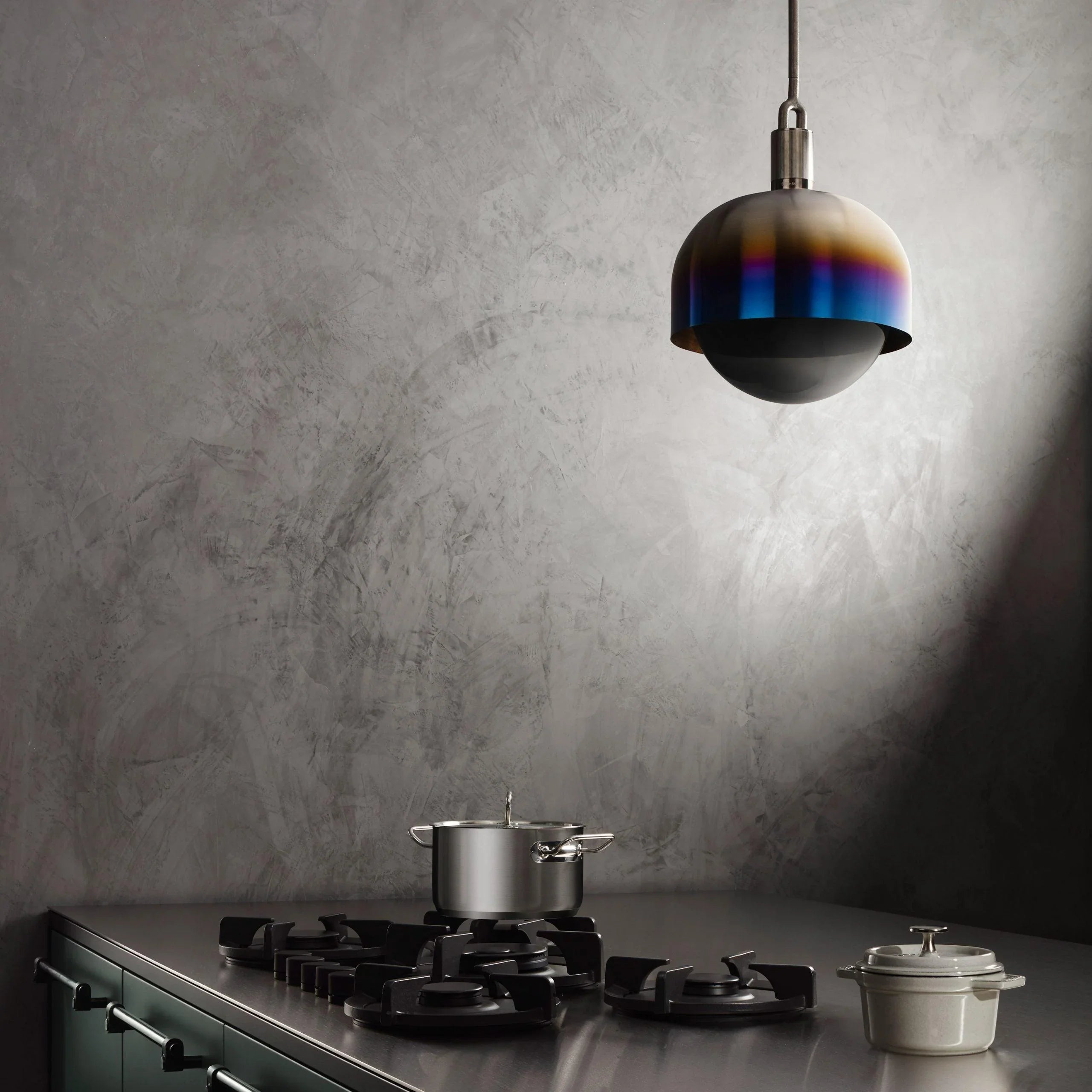 Pendant Forked / Cu abajur / GLOBE / SMOKED / LARGE - Buster & Punch - PARIS14A.RO