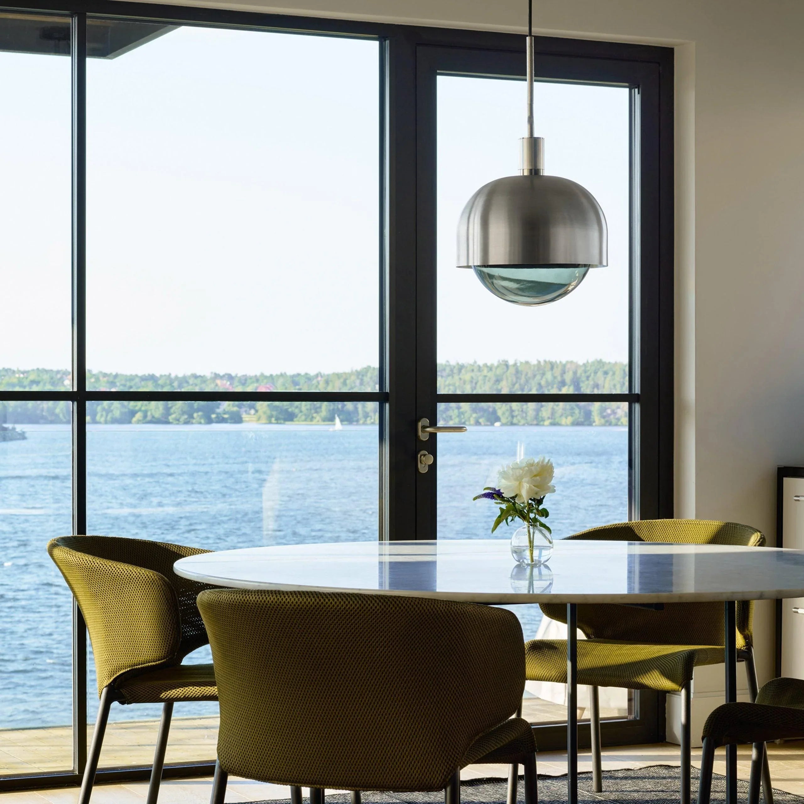 Pendant Forked / Cu abajur / GLOBE / SMOKED / LARGE - Buster & Punch - PARIS14A.RO