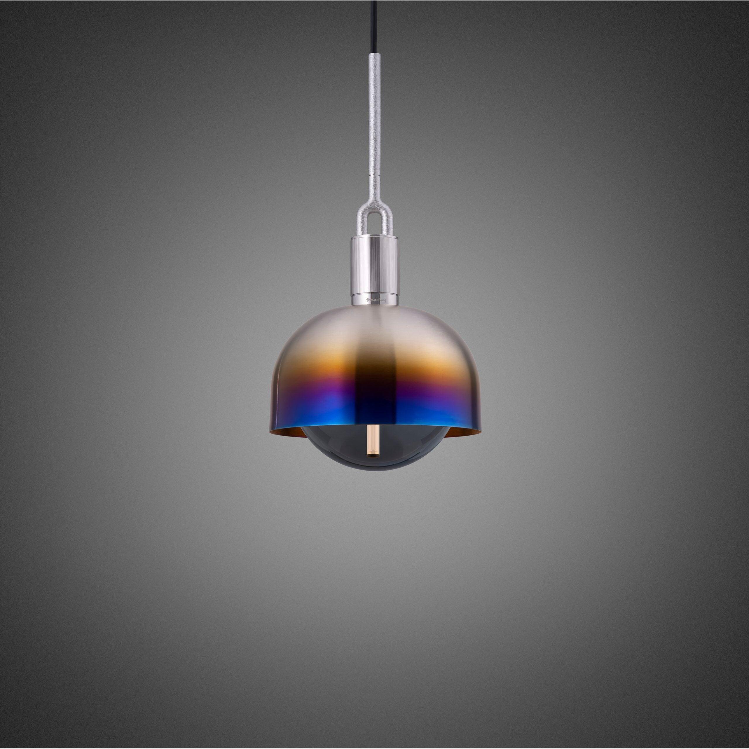 Pendant Forked / Cu abajur / GLOBE / SMOKED / MEDIUM - Buster & Punch - PARIS14A.RO
