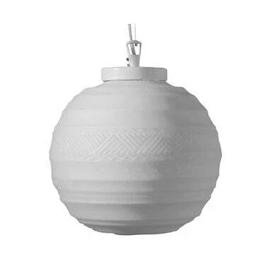 Pendul modern din sticla alba mata Braille by Karman - PARIS14A.RO