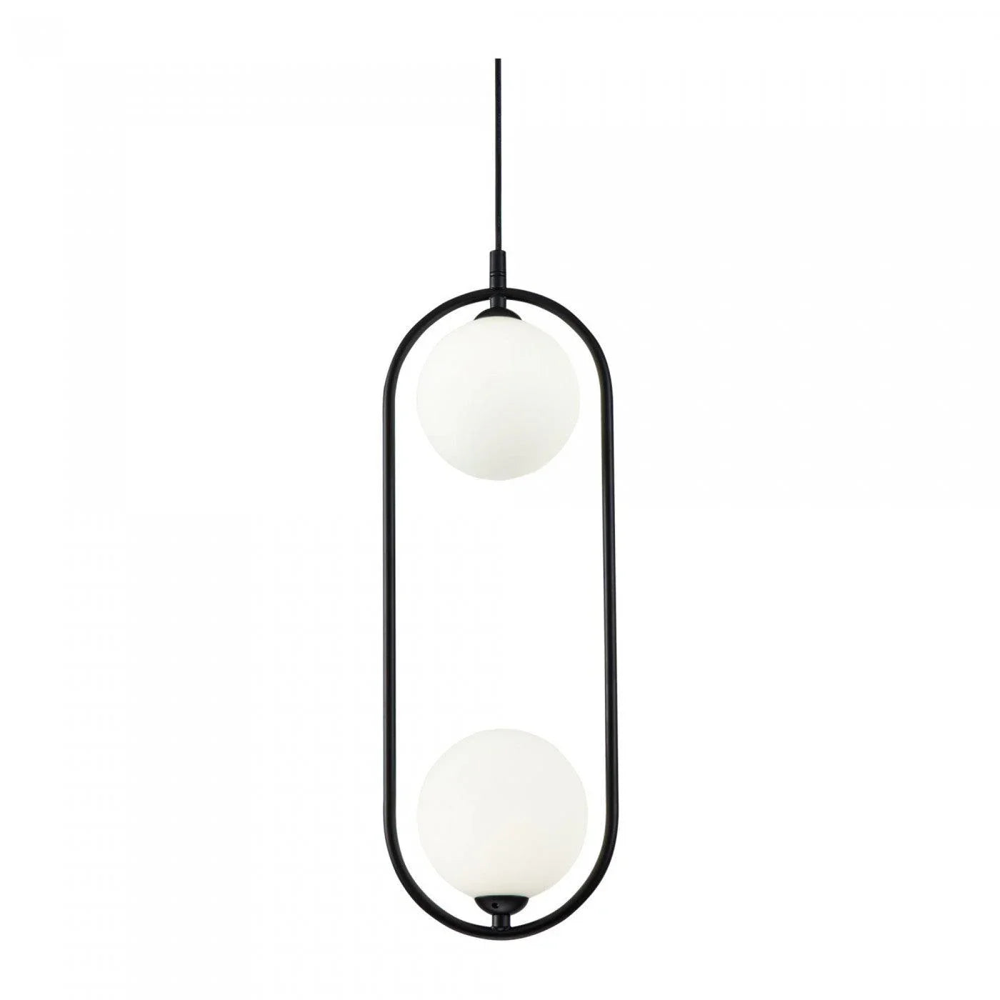 Pendul Ring Maytoni 2XG9, Negru, MOD013PL-02B - PARIS14A.RO