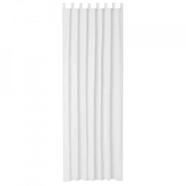 Perdea alba din in si bumbac 140x240 cm Soft Bolia - PARIS14A.RO