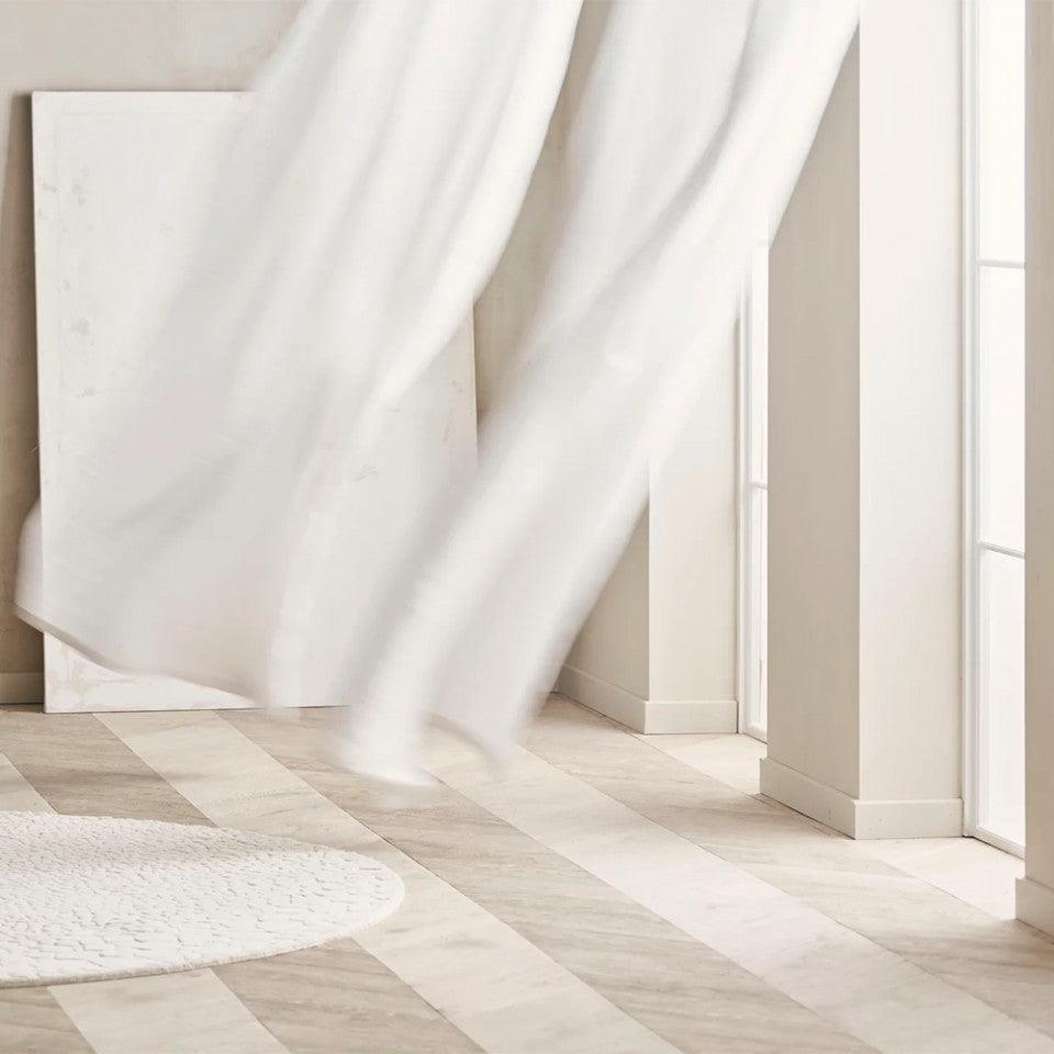 Perdea bej nisipiu din in si bumbac 140x240 cm Soft Bolia - PARIS14A.RO