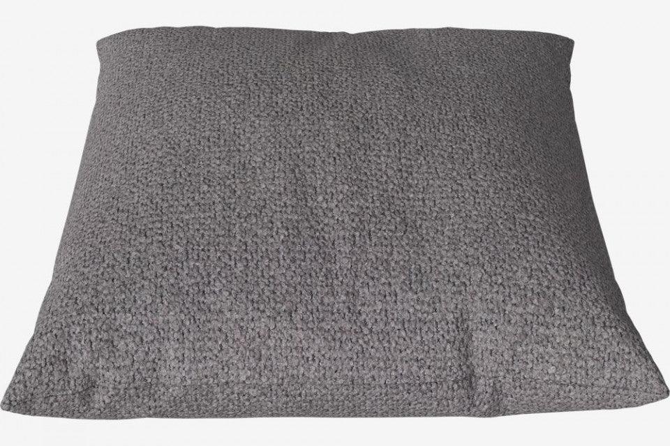 Perna patrata gri inchis din textil 40x40 cm Classic Cushion Bolia - PARIS14A.RO