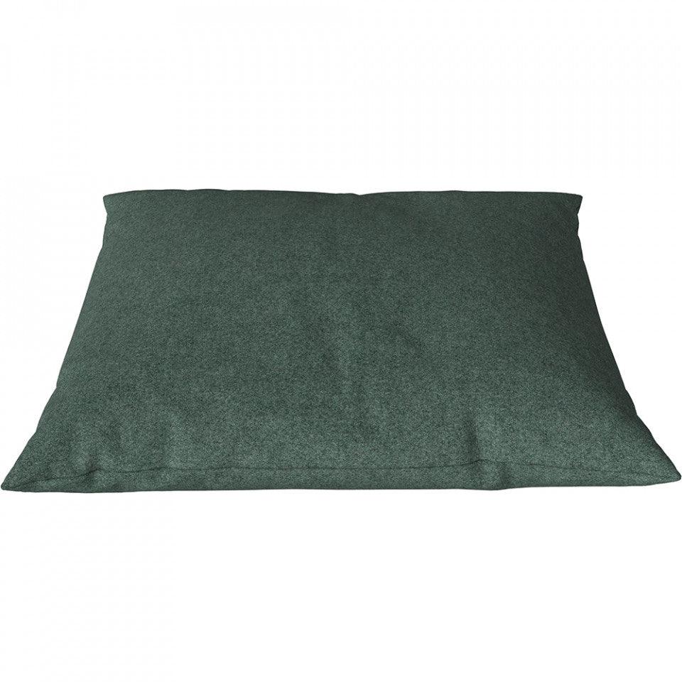 Perna patrata verde marin din lana 60x60 cm Classic Qual Bolia - PARIS14A.RO