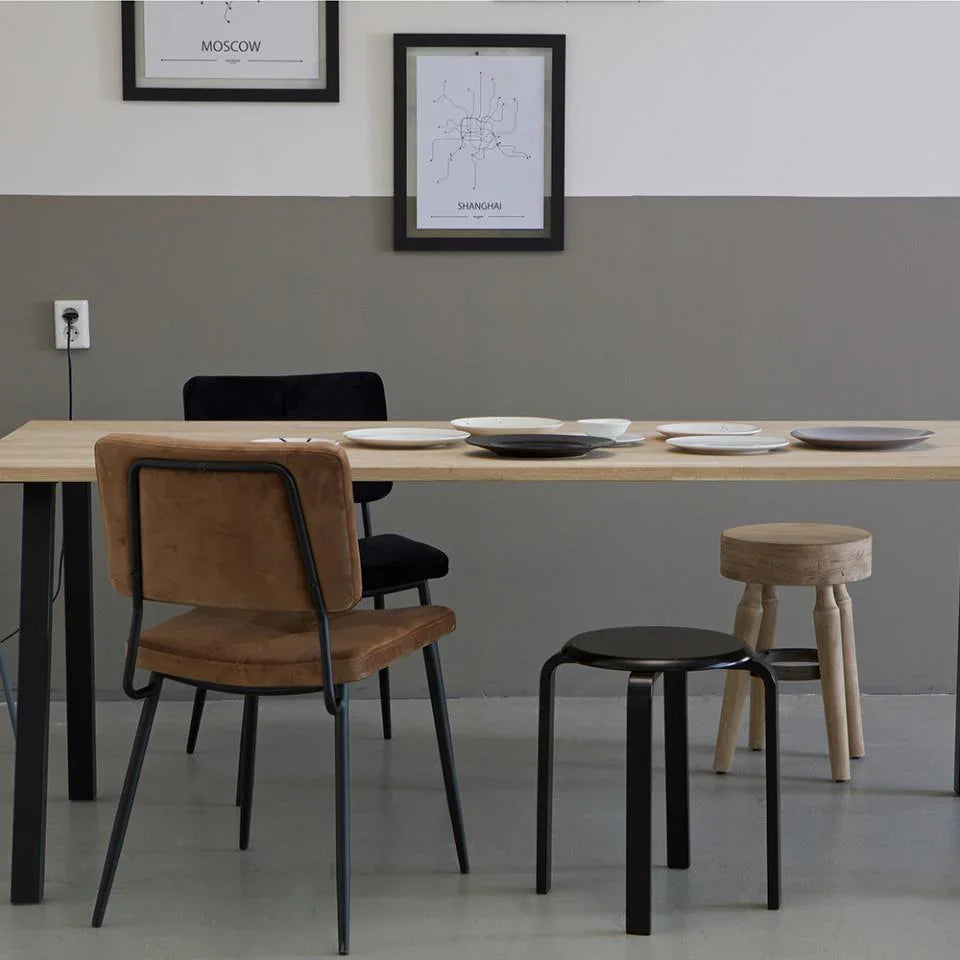 Picior pentru masa negru din metal Tablo A-Leg - PARIS14A.RO