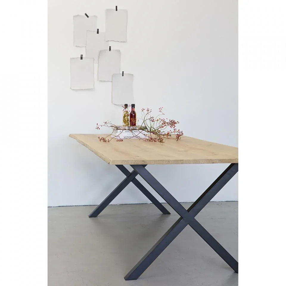 Picior pentru masa negru din metal Tablo X-Leg - PARIS14A.RO