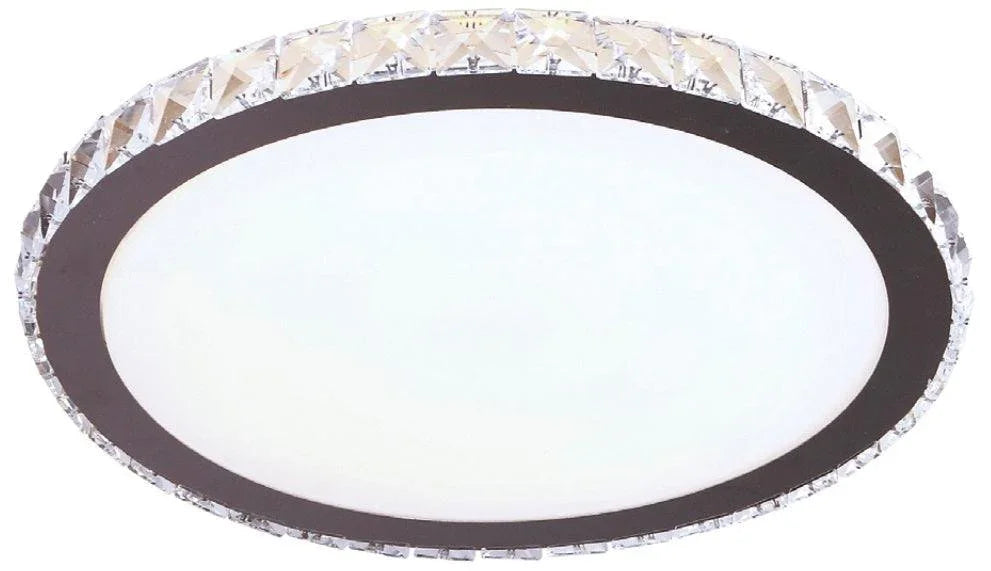 Plafoniera cristal/metal PREZZIO ROUND 40 cm 24W MAXLIGHT 2875 - PARIS14A.RO