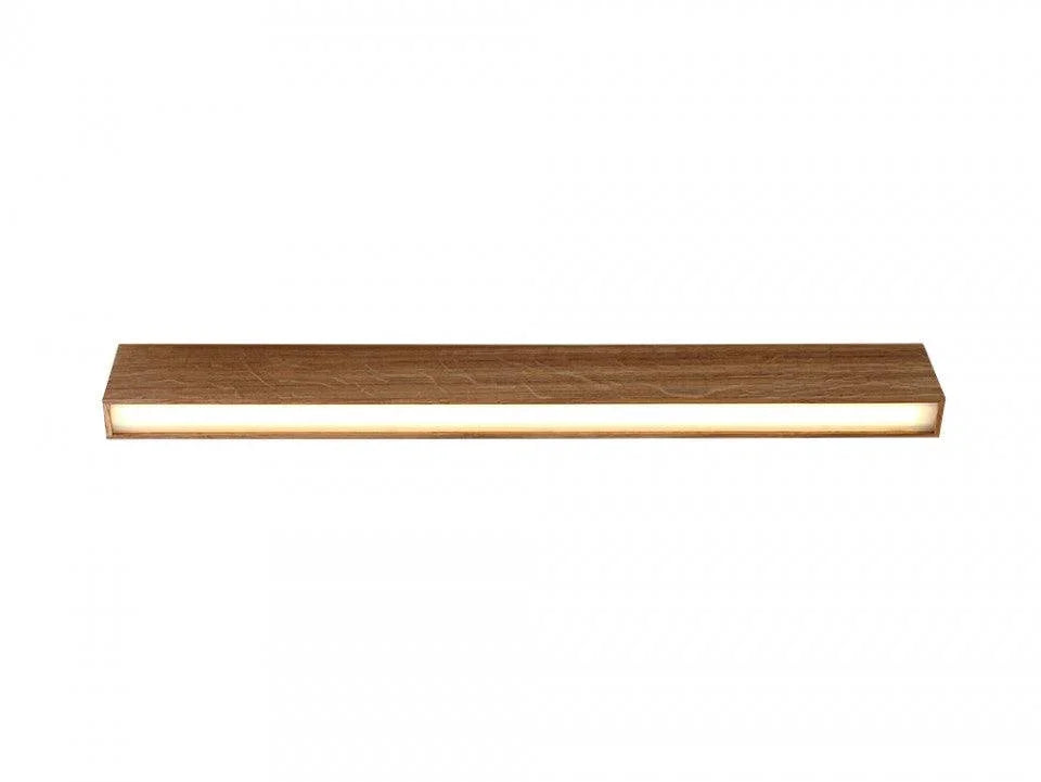 Plafoniera maro din lemn cu LED Line Plus L Natural Wood Custom Form - PARIS14A.RO