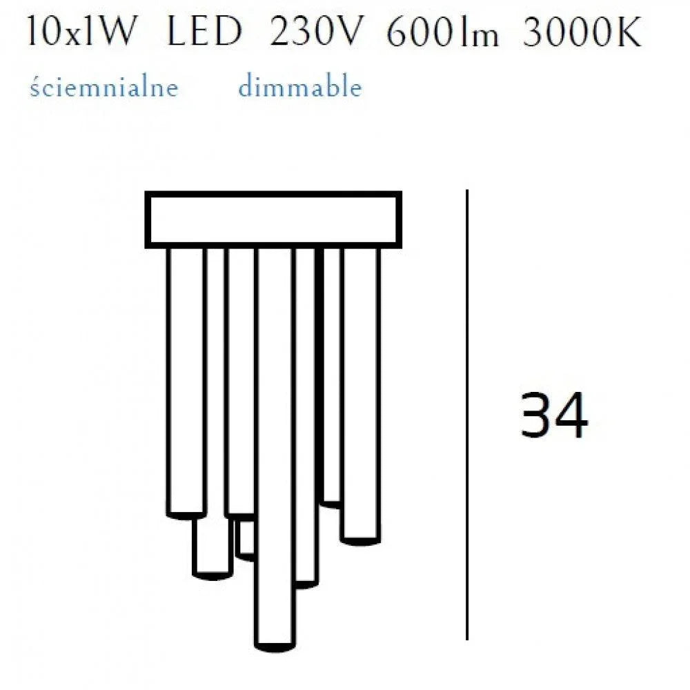 Plafoniera ORGANIC CU INTENSITATE REGLABILA MAXLIGHT C0116D - PARIS14A.RO