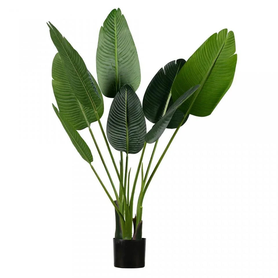 Planta artificiala verde cu ghiveci 108 cm Strelitzia - PARIS14A.RO