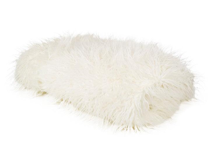 Pled alb din fibre acrilice si poliester 140x180 cm Sheep LifeStyle Home Collection - PARIS14A.RO