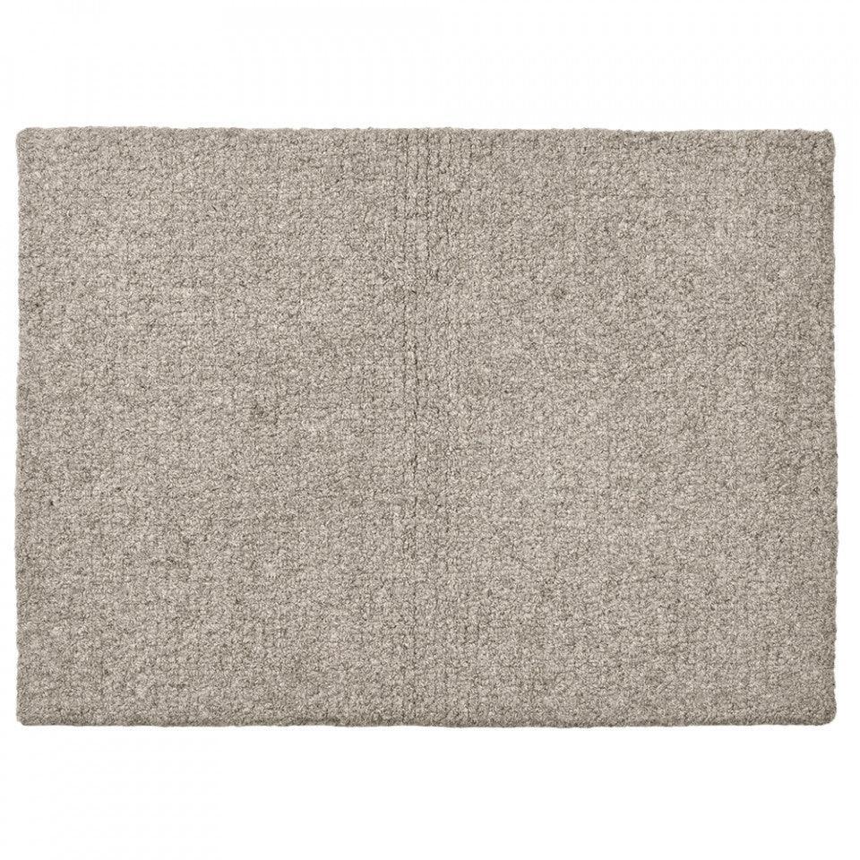 Pres pentru intrare gri deschis din lana si bumbac 50x70 cm Natura Bolia - PARIS14A.RO