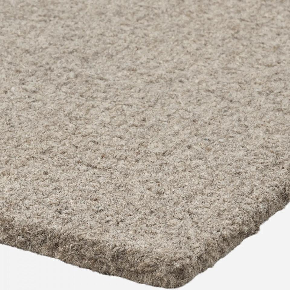 Pres pentru intrare gri deschis din lana si bumbac 50x70 cm Natura Bolia - PARIS14A.RO