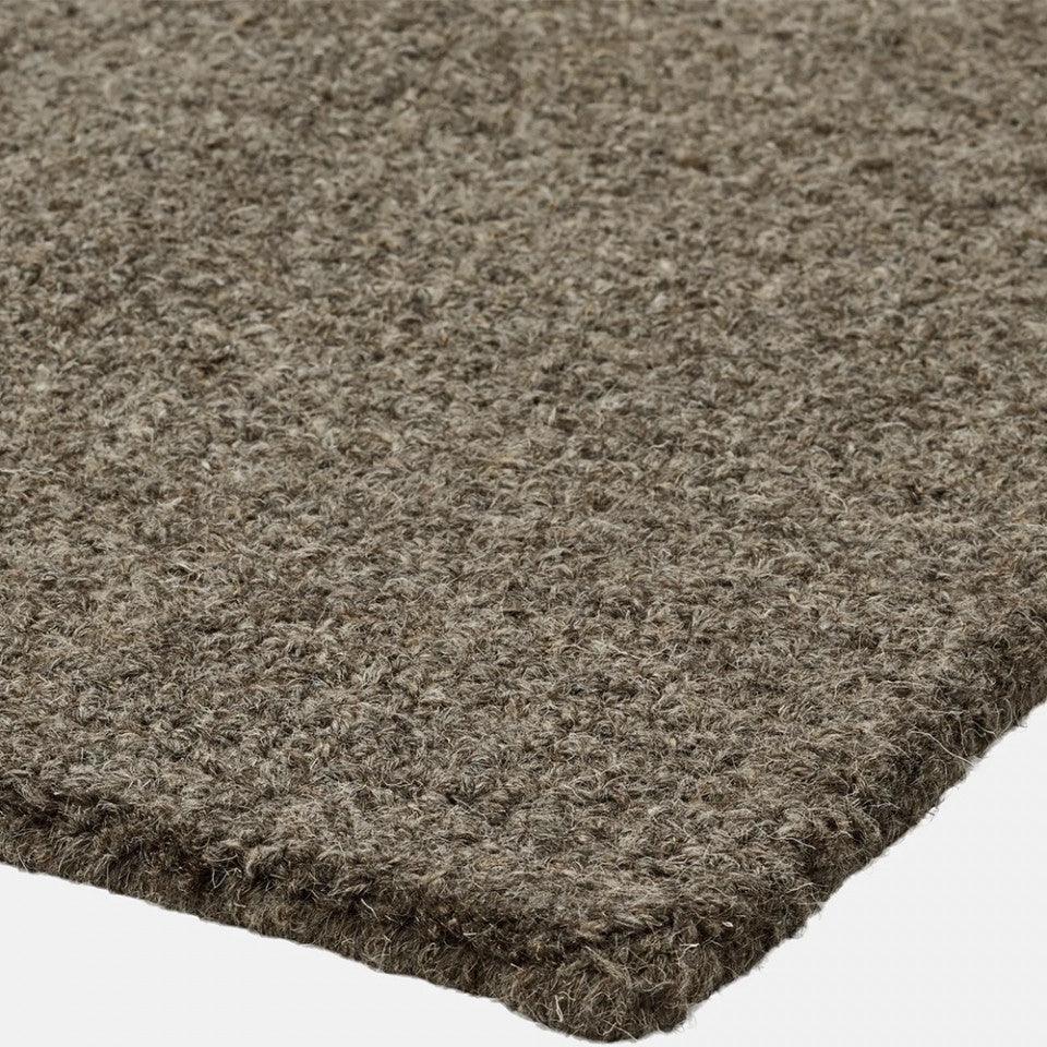 Pres pentru intrare gri inchis din lana si bumbac 50x70 cm Natura Bolia - PARIS14A.RO