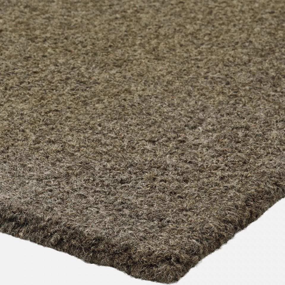 Pres pentru intrare gri inchis din lana si bumbac 60x90 cm Natura Bolia - PARIS14A.RO