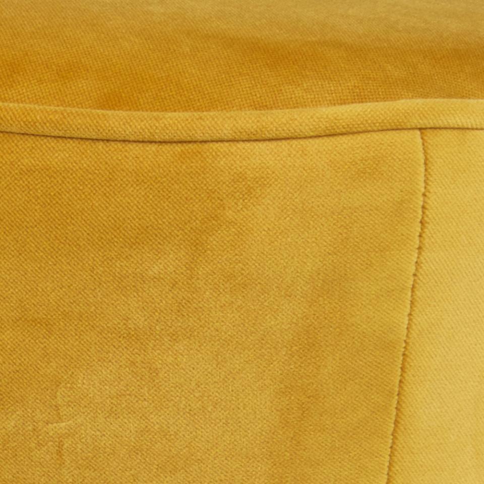 Puf galben din catifea Sara High Ohre - PARIS14A.RO