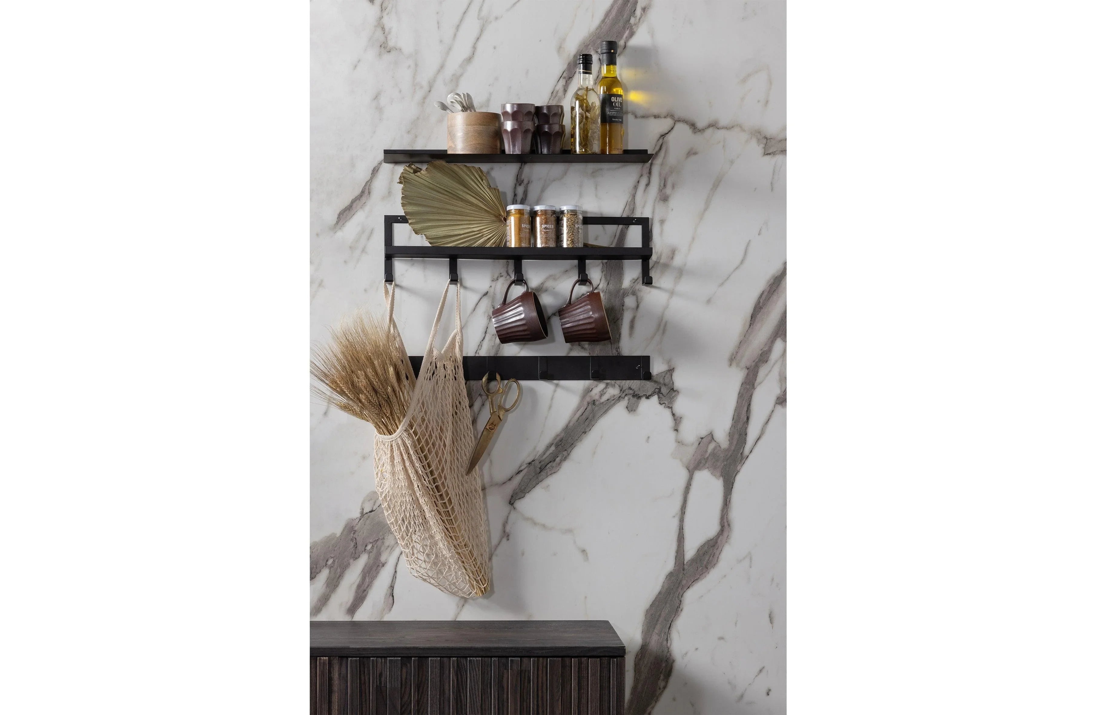 Quinn Coatrack 5 carlige negru - PARIS14A.RO