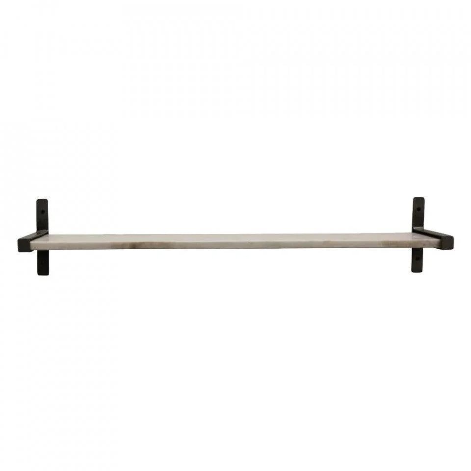 Raft alb din marmura si metal 80 cm Mavia Raw Materials - PARIS14A.RO