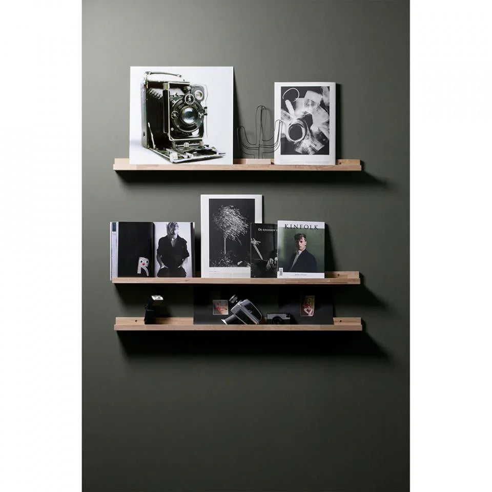 Raft maro din lemn de stejar 120 cm Studio - PARIS14A.RO