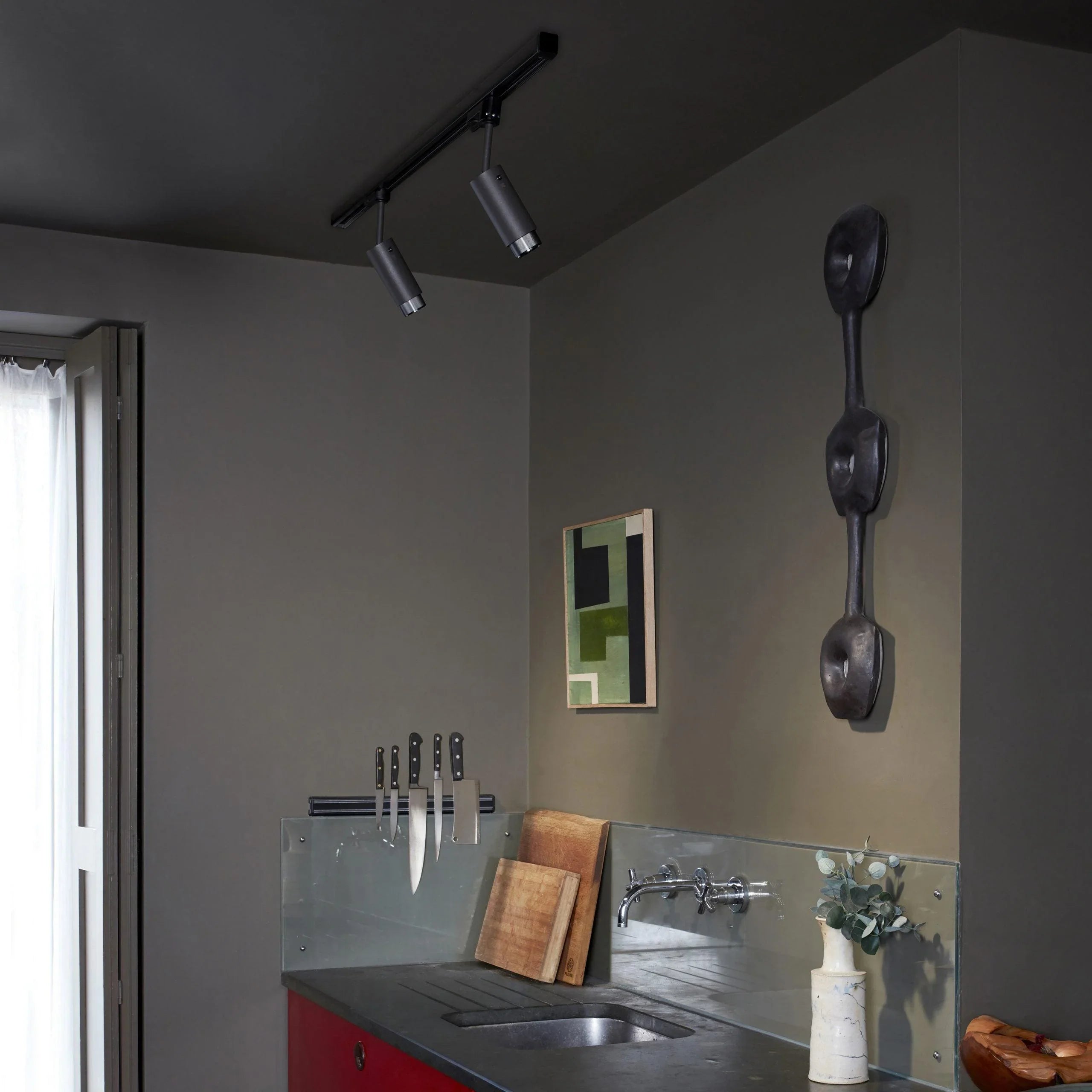 Reflector pe sina Exhaust TRACK / LINEAR / GRAPHITE - Buster & Punch - PARIS14A.RO