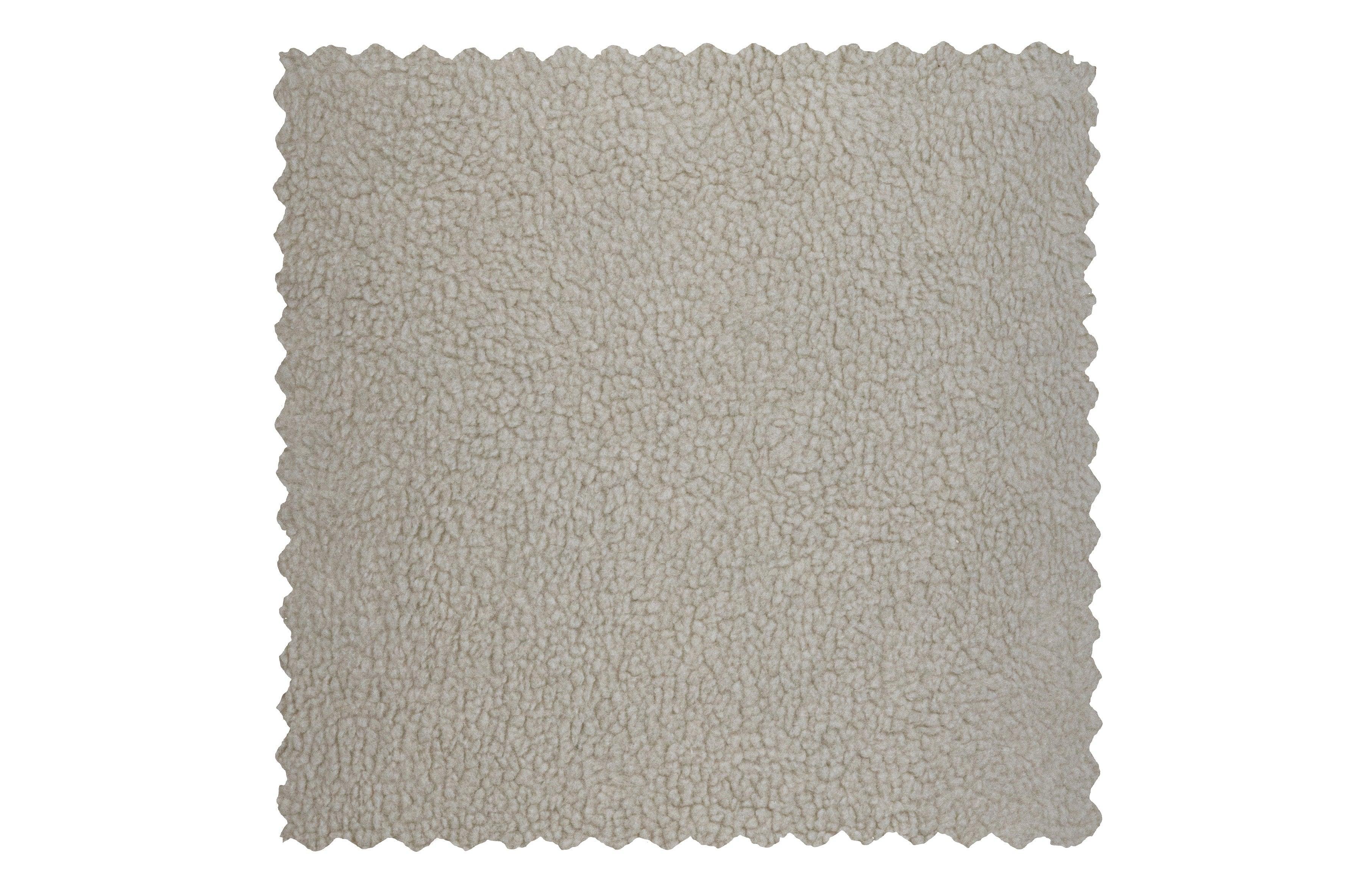 Sara rotunda pouf low teddy off alb - PARIS14A.RO