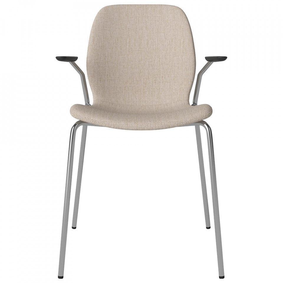 Scaun dining bej din poliester Seed Bolia - PARIS14A.RO