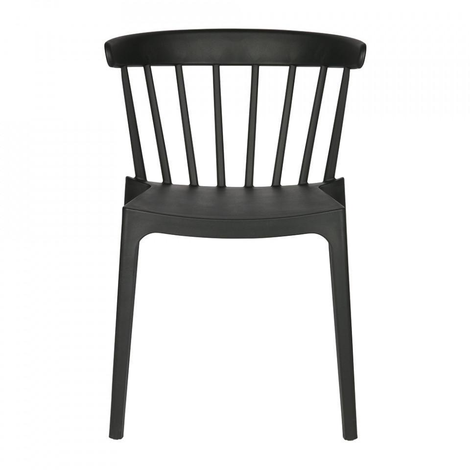 Scaun dining negru din polipropilena Bliss - PARIS14A.RO