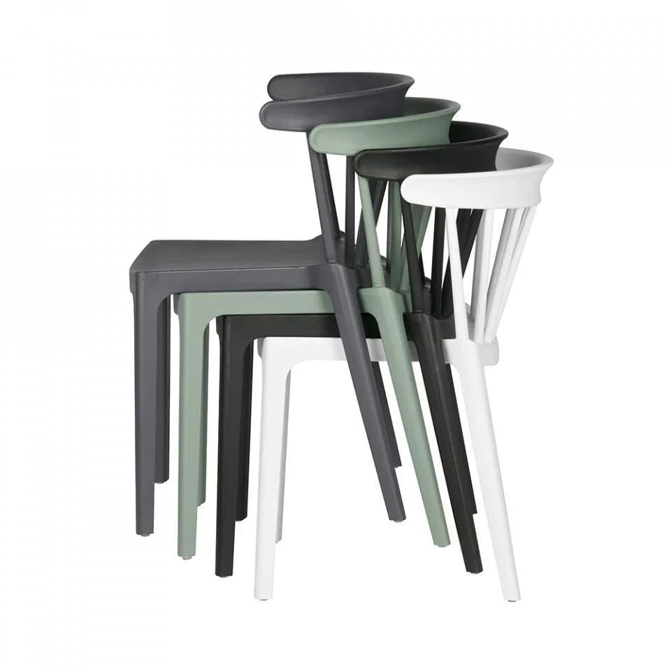 Scaun dining negru din polipropilena Bliss - PARIS14A.RO