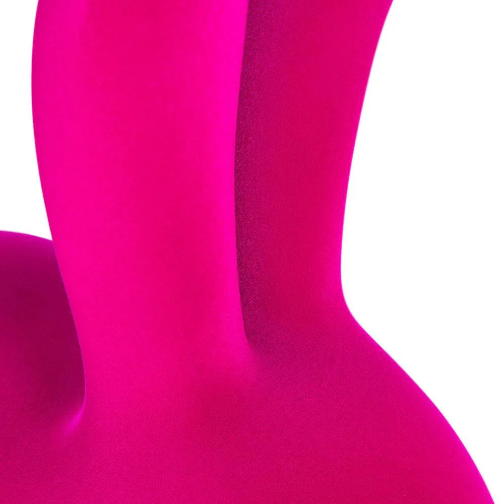 Scaun Flocked Rabbit Chair - Baby - Fuchsia - PARIS14A.RO