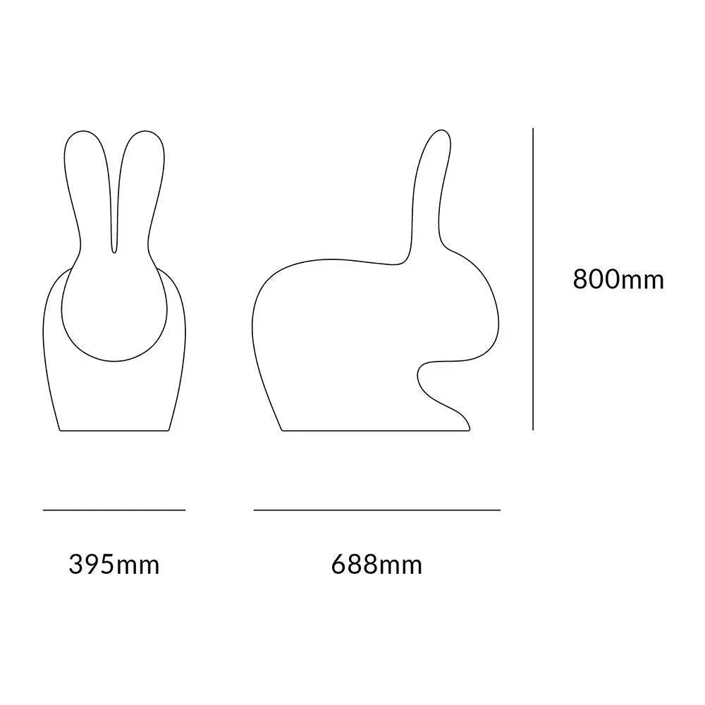 Scaun Flocked Rabbit Chair - Large - Dark Gold - PARIS14A.RO