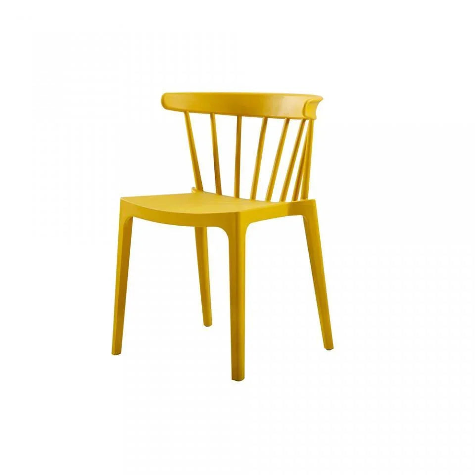 Scaun galben din plastic Bliss Ochre - PARIS14A.RO