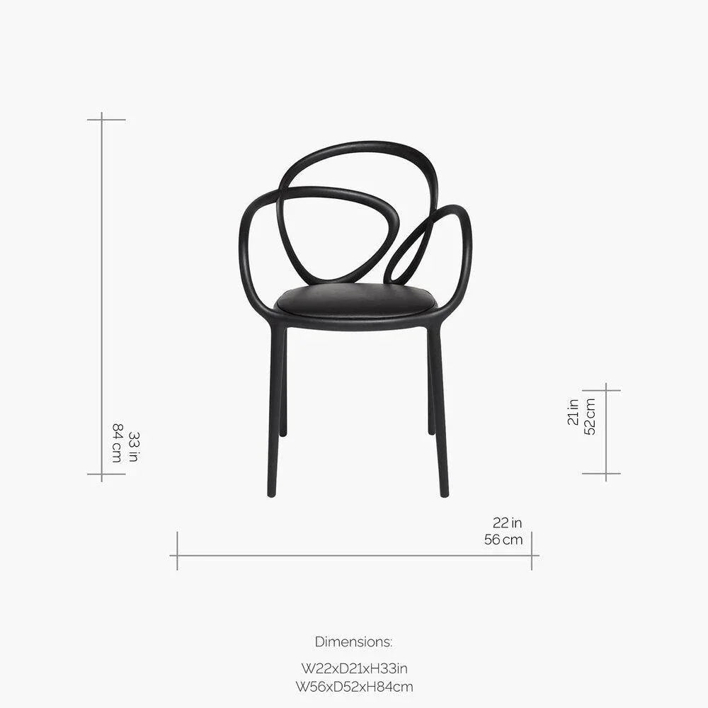 Scaun Loop Outdoor Chair - Black - PARIS14A.RO
