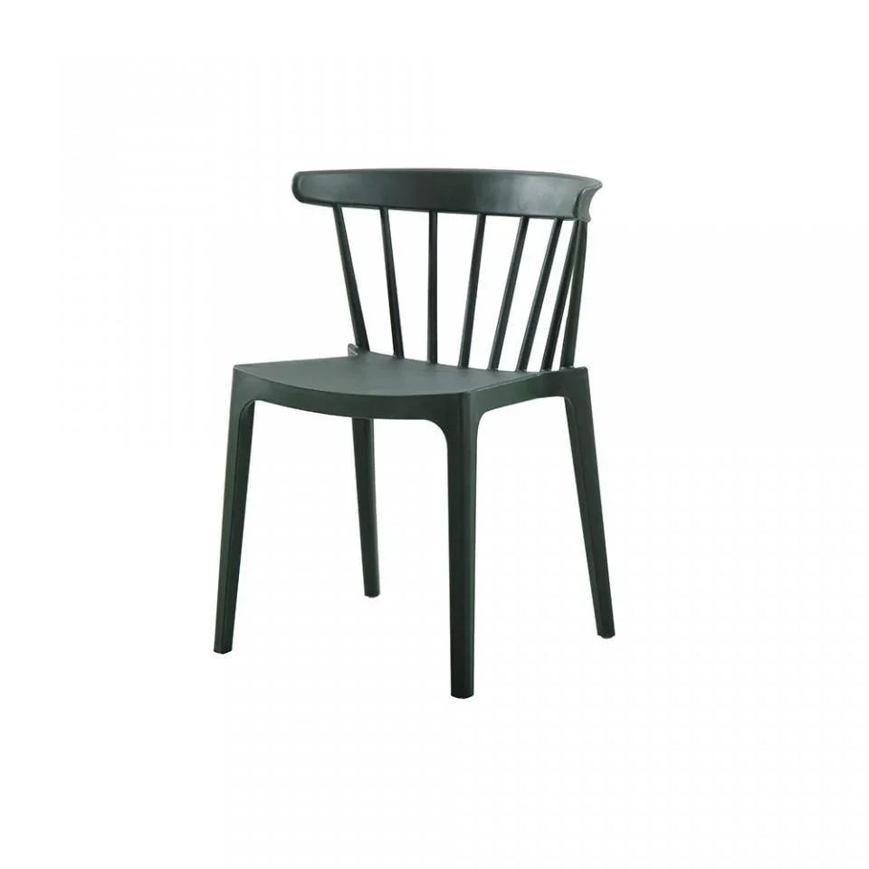 Scaun verde din plastic Bliss Army Green - PARIS14A.RO