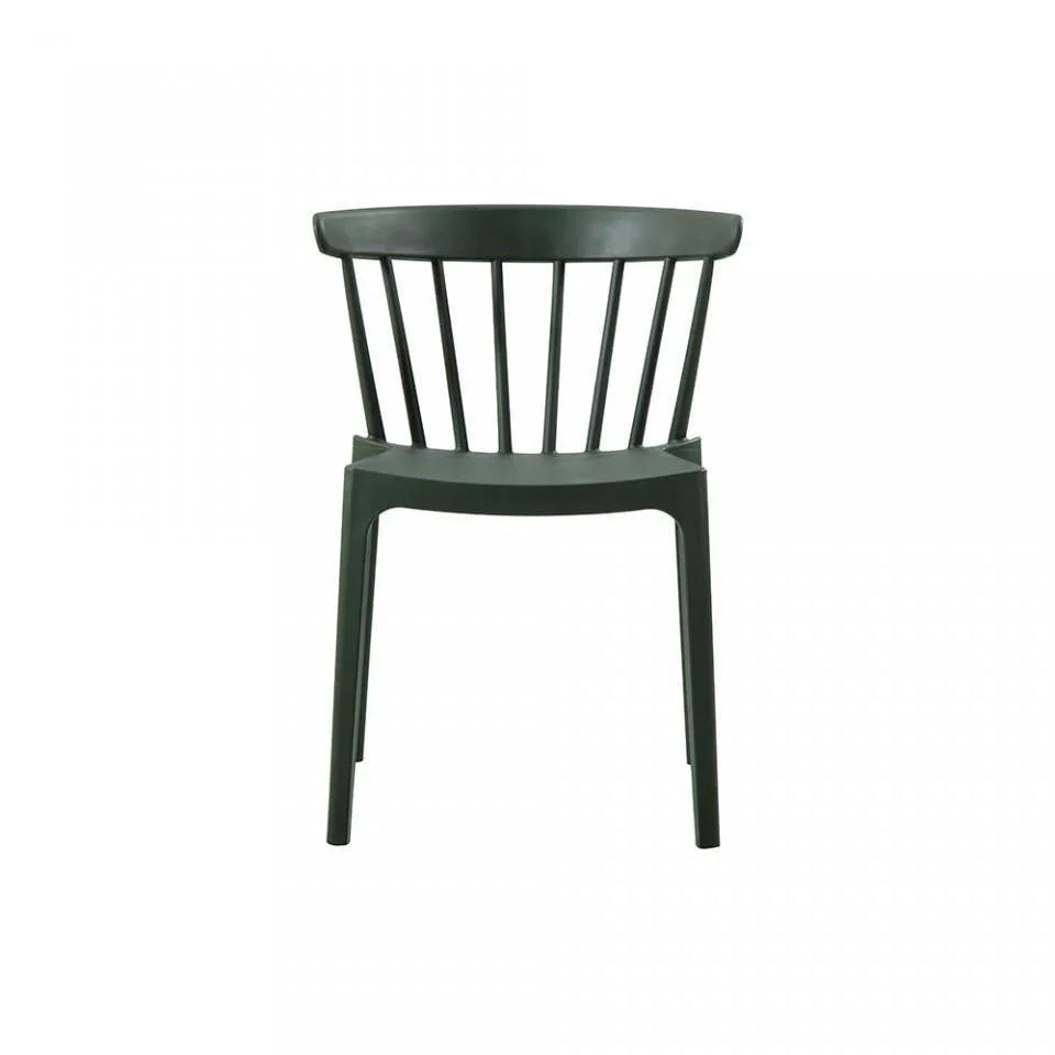 Scaun verde din plastic Bliss Army Green - PARIS14A.RO