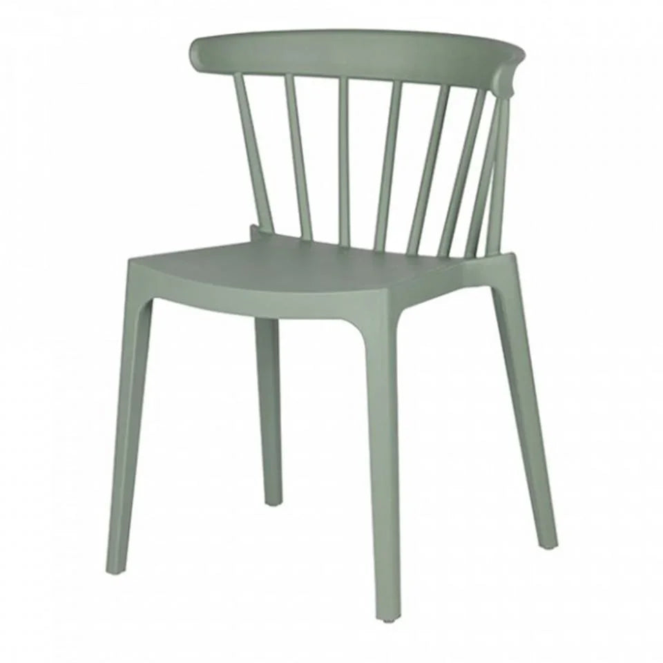 Scaun verde din plastic Bliss Jade Green - PARIS14A.RO