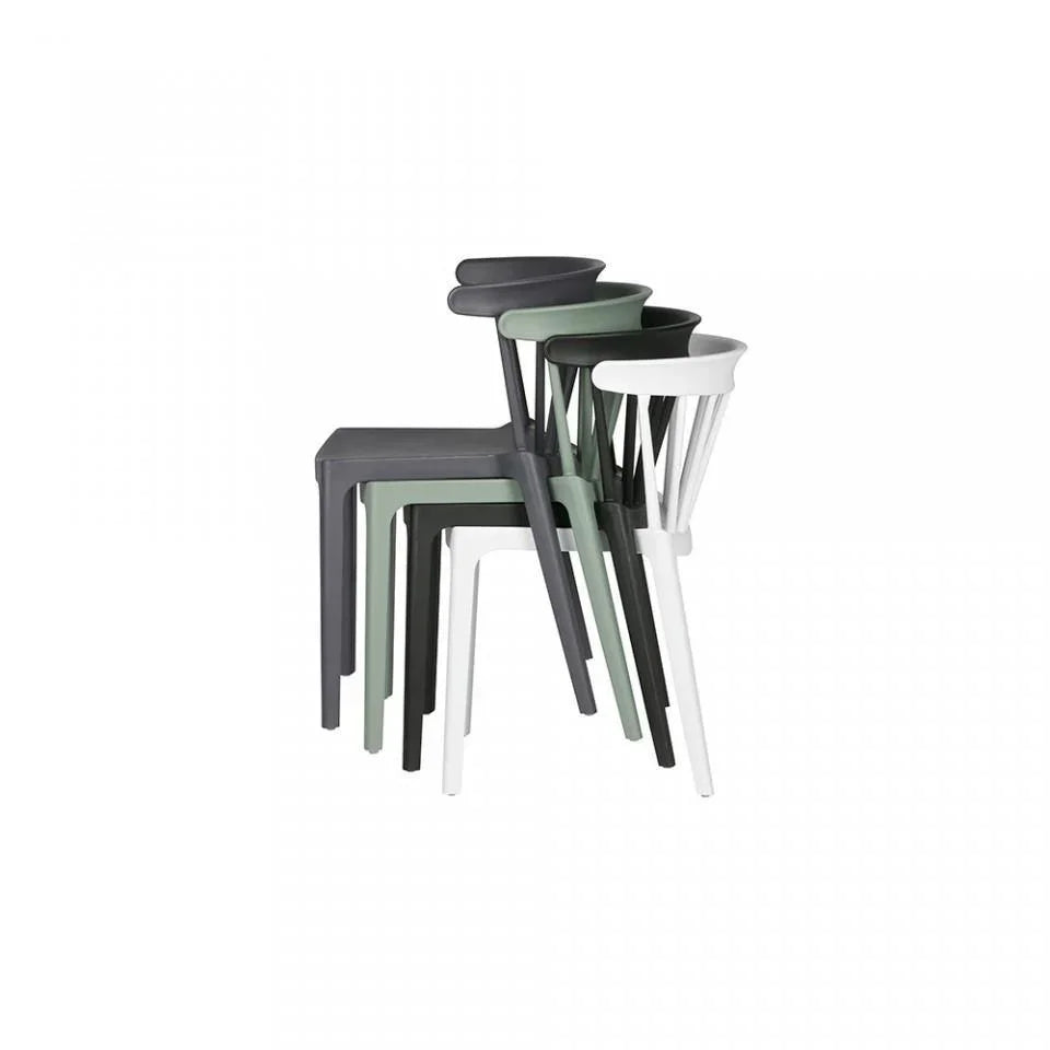 Scaun verde din plastic Bliss Jade Green - PARIS14A.RO