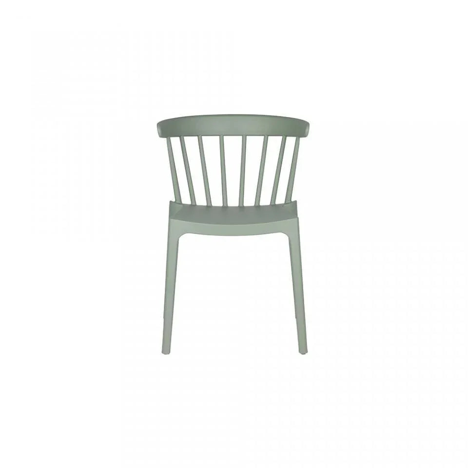 Scaun verde din plastic Bliss Jade Green - PARIS14A.RO